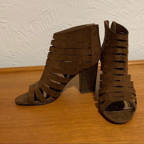 Carlos Santana Shoes - Carlos by Carlos Santana Brown Heeled Sandal | 9.5